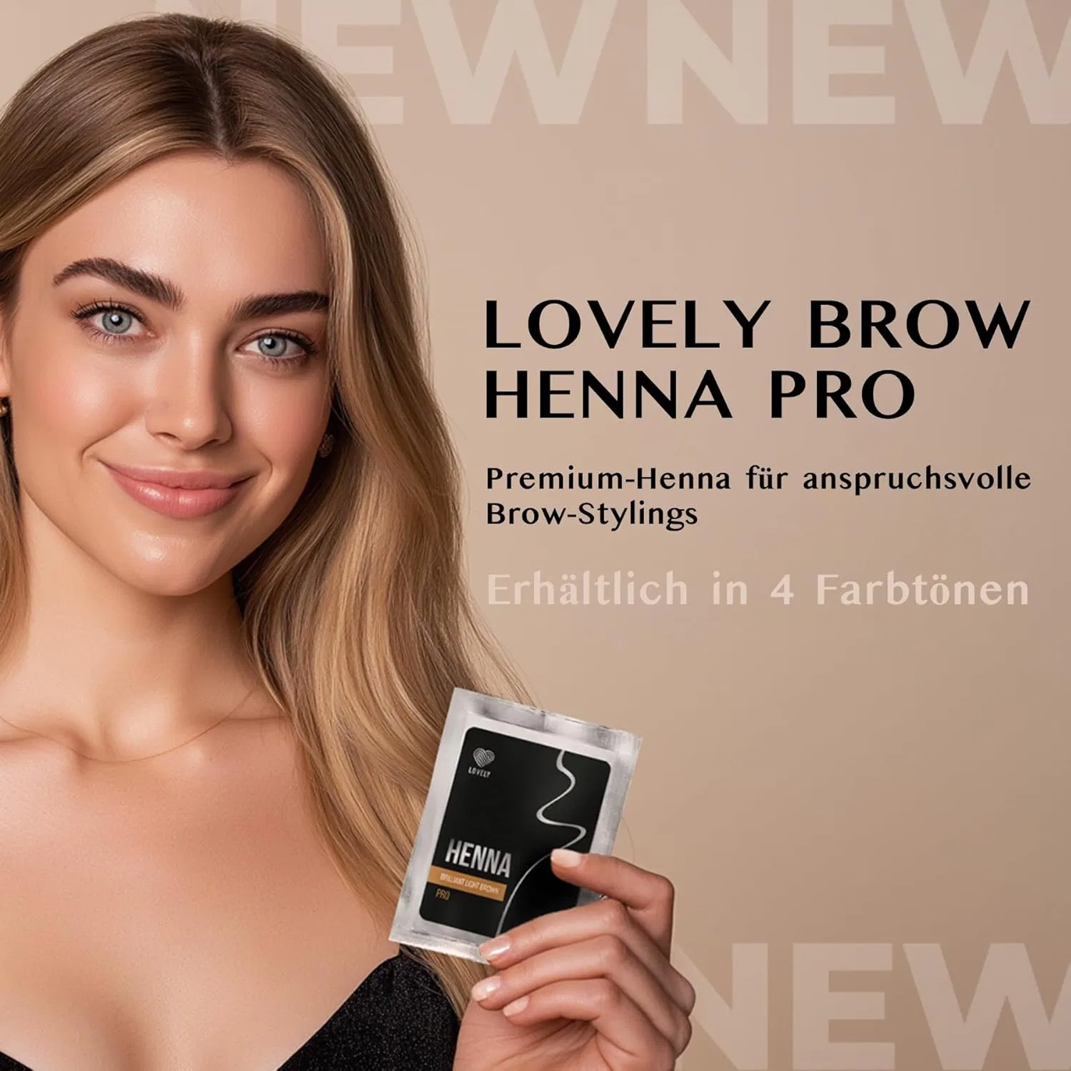 Набор для бровей LOVELY Henna (Legendary Brown) Lovely, Set - Legendary Brown — фото 2