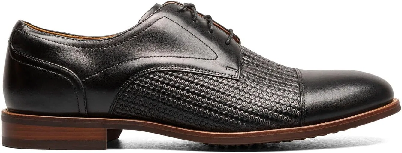 Мужские оксфордские туфли Florsheim Rucci Weave с эффектом массивности, черный — фото 2