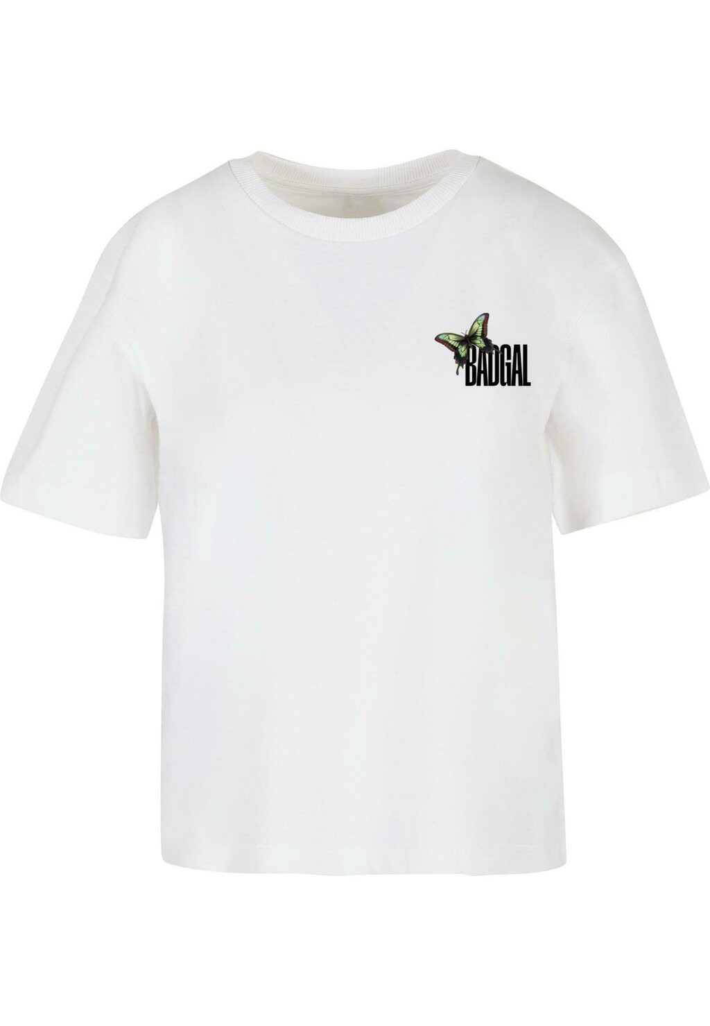 

Футболка с принтом BADGAL Mister Tee, белый
