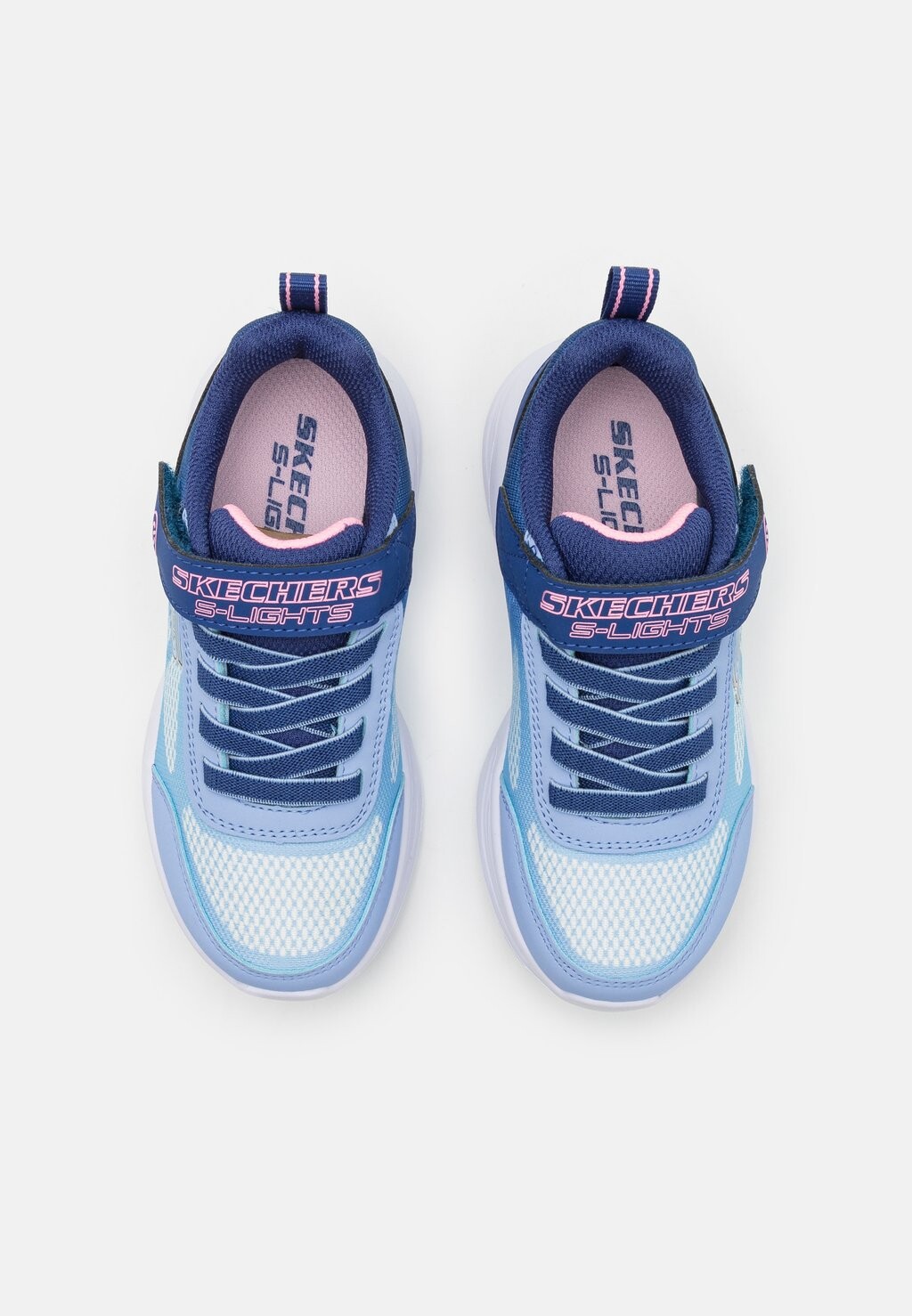 Кроссовки на шнуровке LIGHT UP SOLA GLOW Skechers, темно-синий — фото 2
