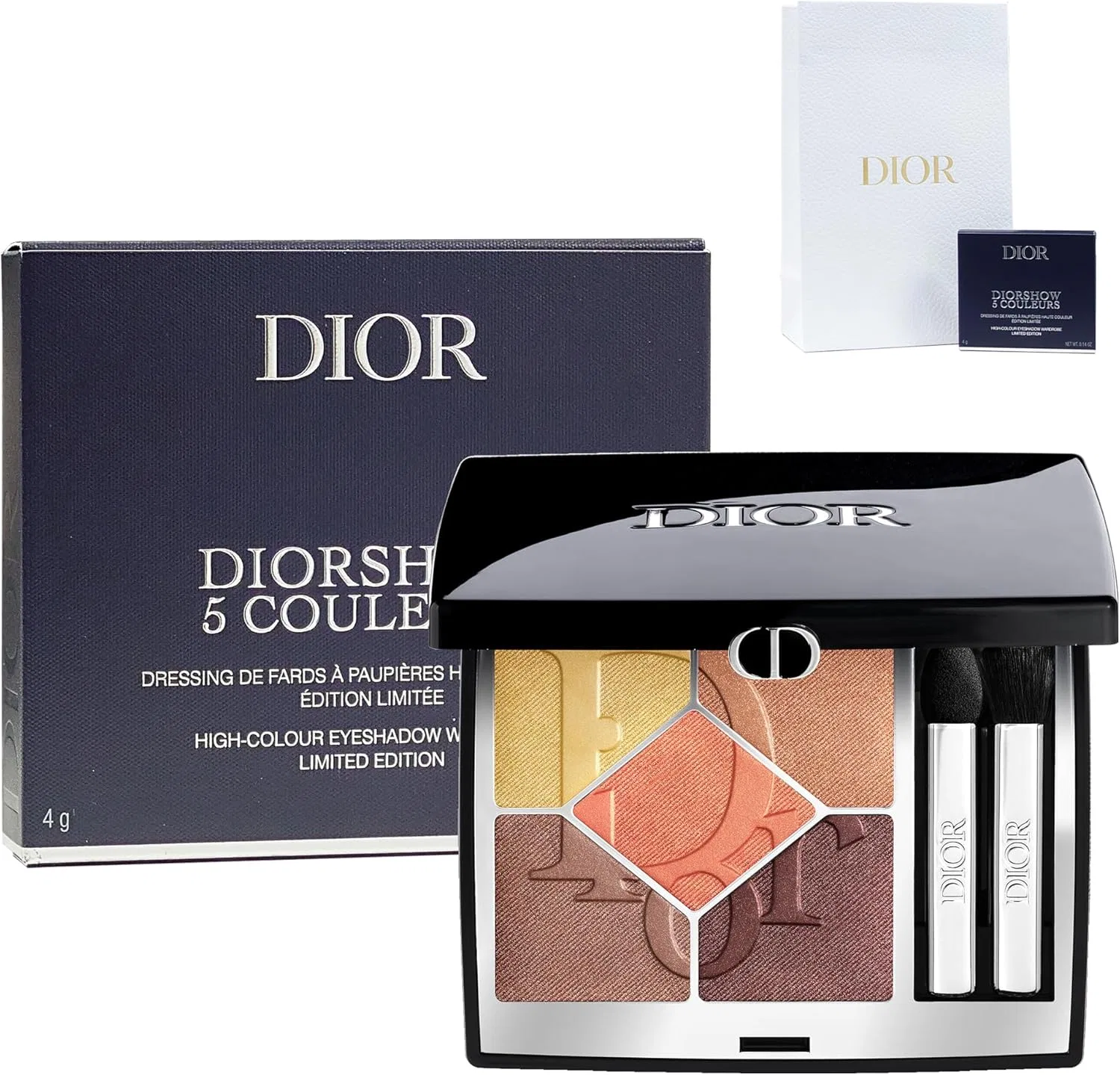 Тени для век Dior Summer Collection 2024 Limited Edition, 4 г, Coral Frame