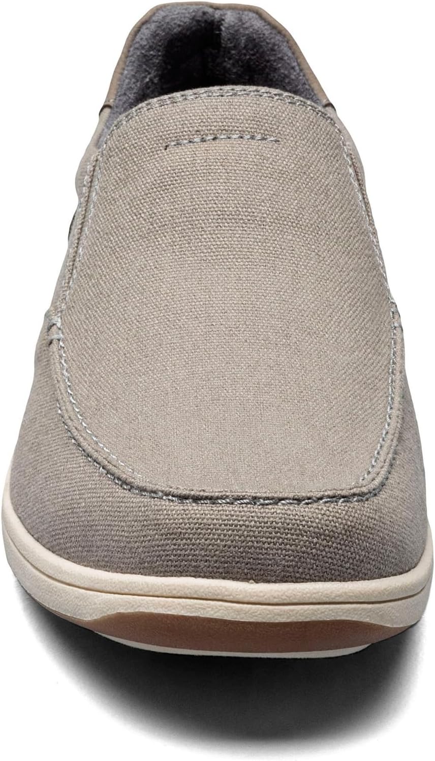Мужские мокасины Florsheim, Lakeside из холщовой ткани, серый — фото 3