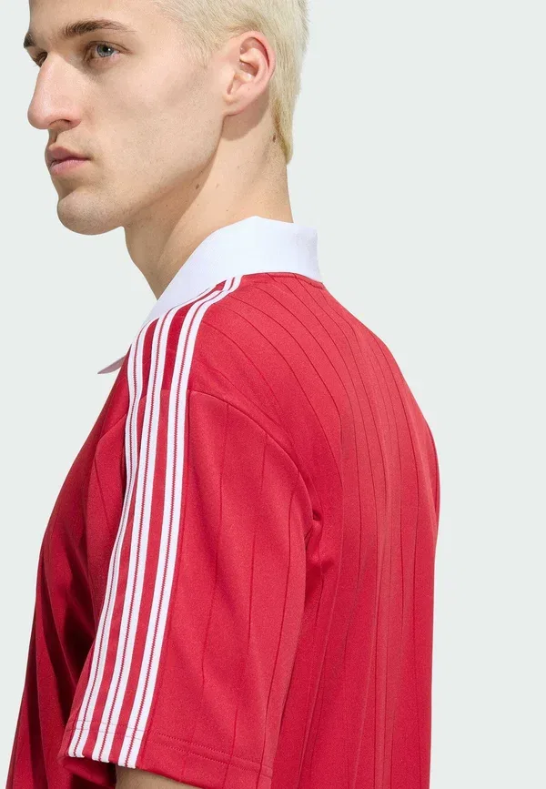 Футболка поло Adidas Originals, цвет команды победы красный белый — фото 4