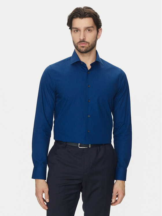 

Рубашка облегающего кроя MK0DS01291 Michael Kors, синий