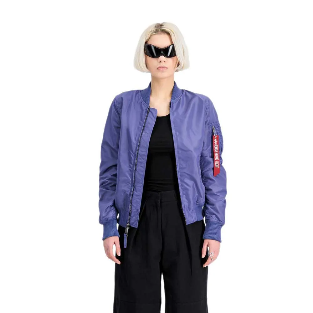 

Куртка Alpha Industries Ma-1 Tt bomber, фиолетовый