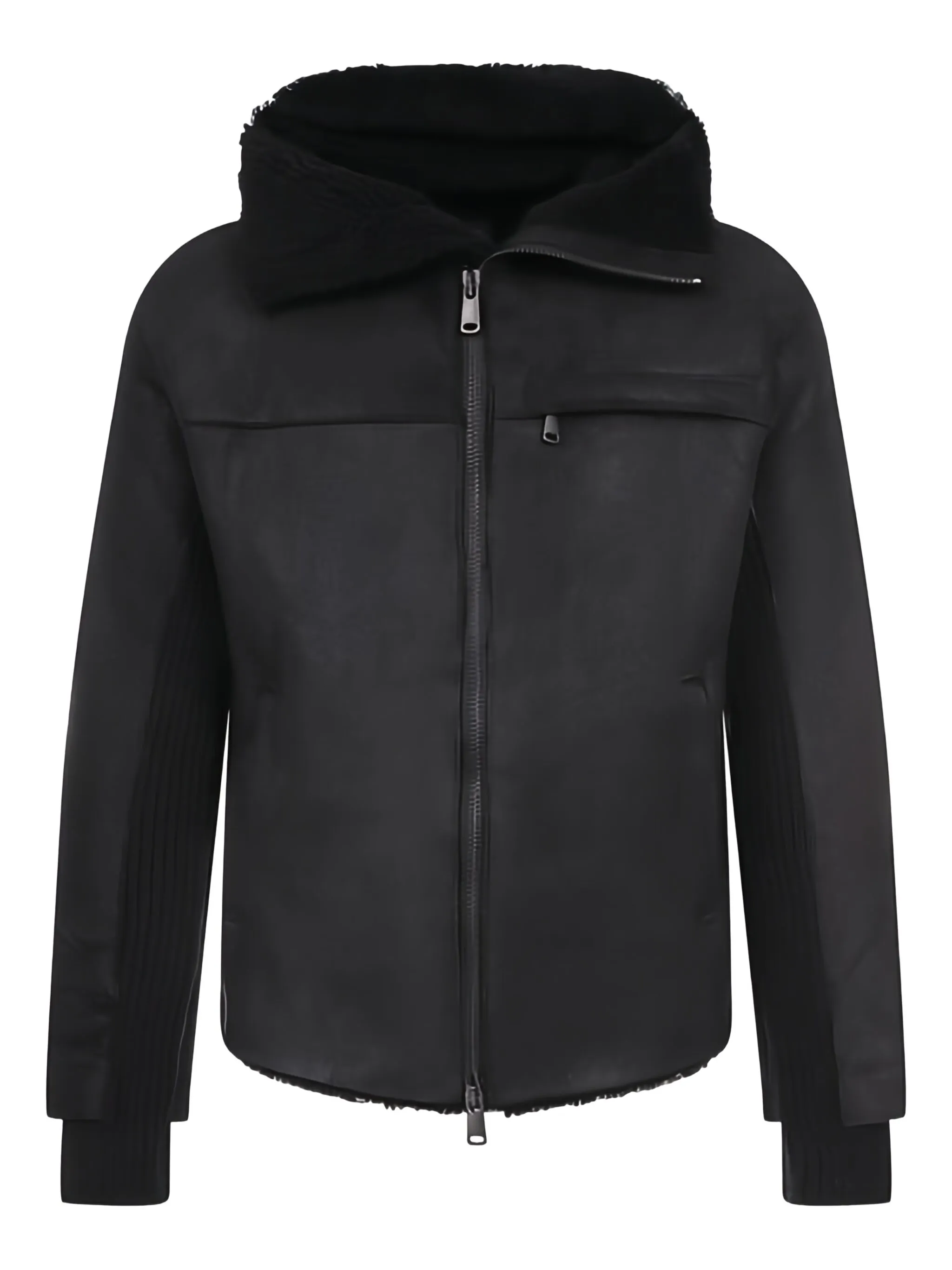 

Куртка с меховым капюшоном Transit, черный