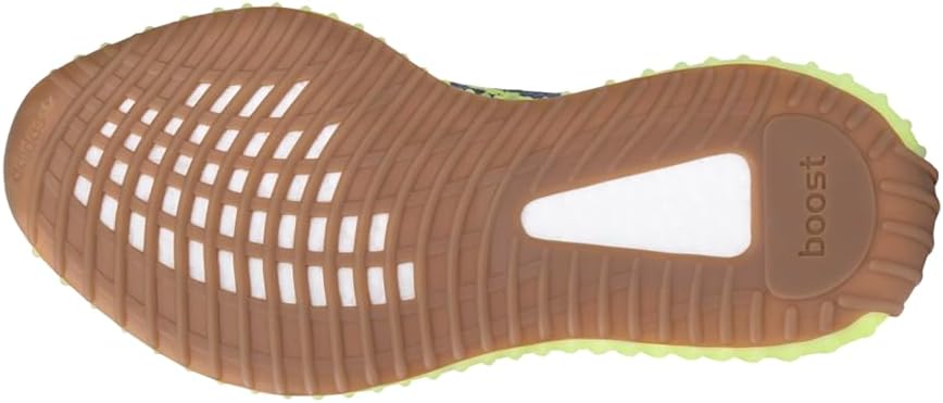 Мужские кроссовки Adidas Yeezy, красный/желтый — фото 4