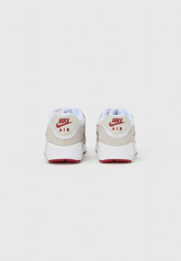 Кроссовки air max 90 унисекс Nike Sportswear, White/Team Crimson/Light Bone/Summit White — фото 3