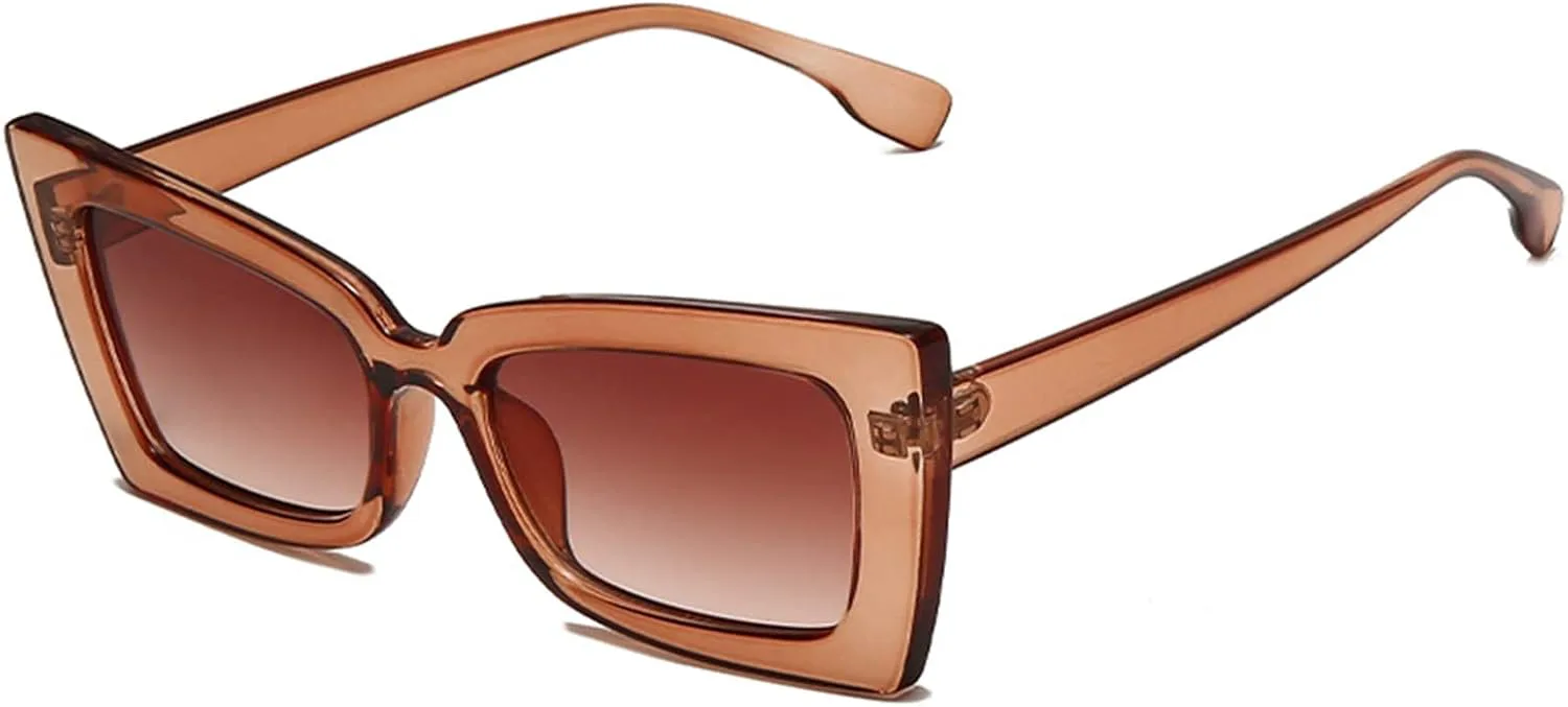 

Модные солнцезащитные очки «кошачий глаз» в крупной оправе для мужчин и женщин, для отдыха на природе и отпуска. Декоративные солнцезащитные очки MTZJH, D