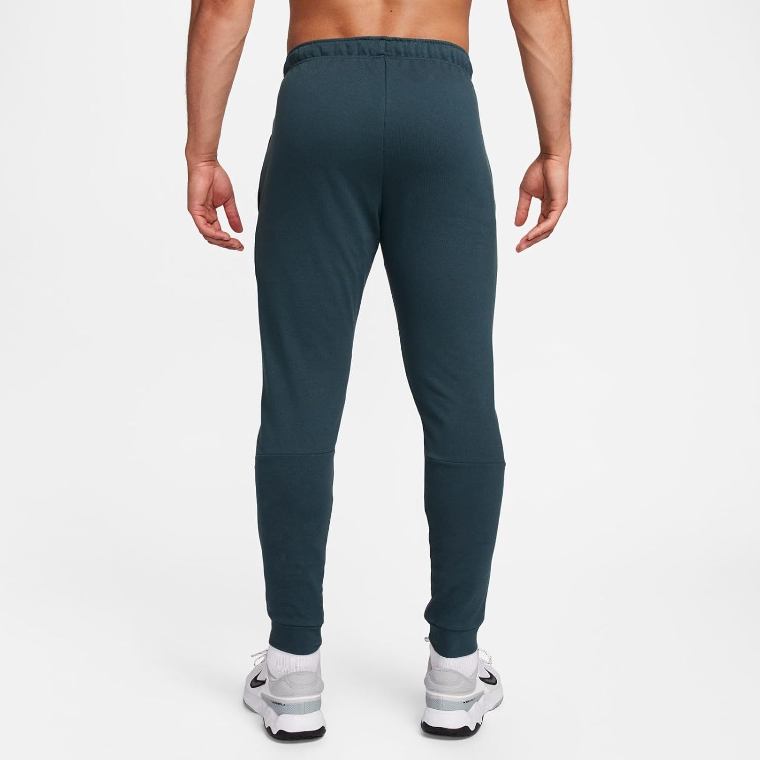 Брюки Nike M NK DF PNT Taper FL - Полная длина - Мужские тренировочные - Мужские, Deep Jungle/Black — фото 3
