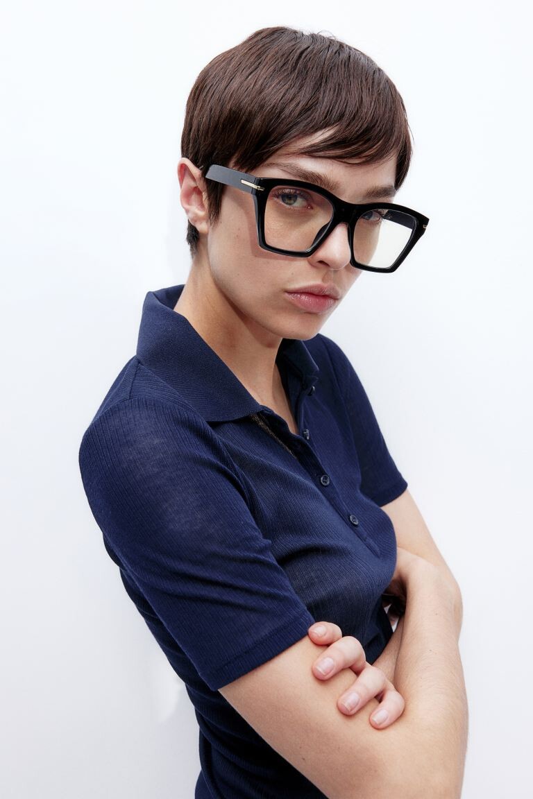 

Рубашка-Поло в рубчик H&M, синий