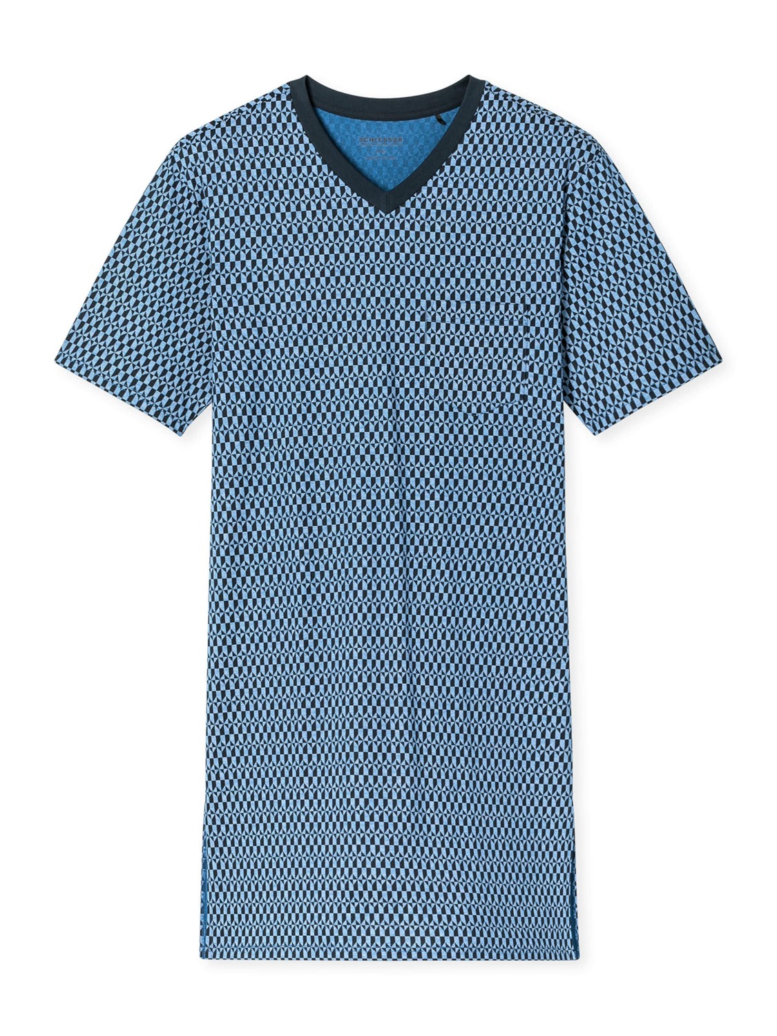 

SCHIESSER Пижамы короткие 'Comfort' в синем цвете