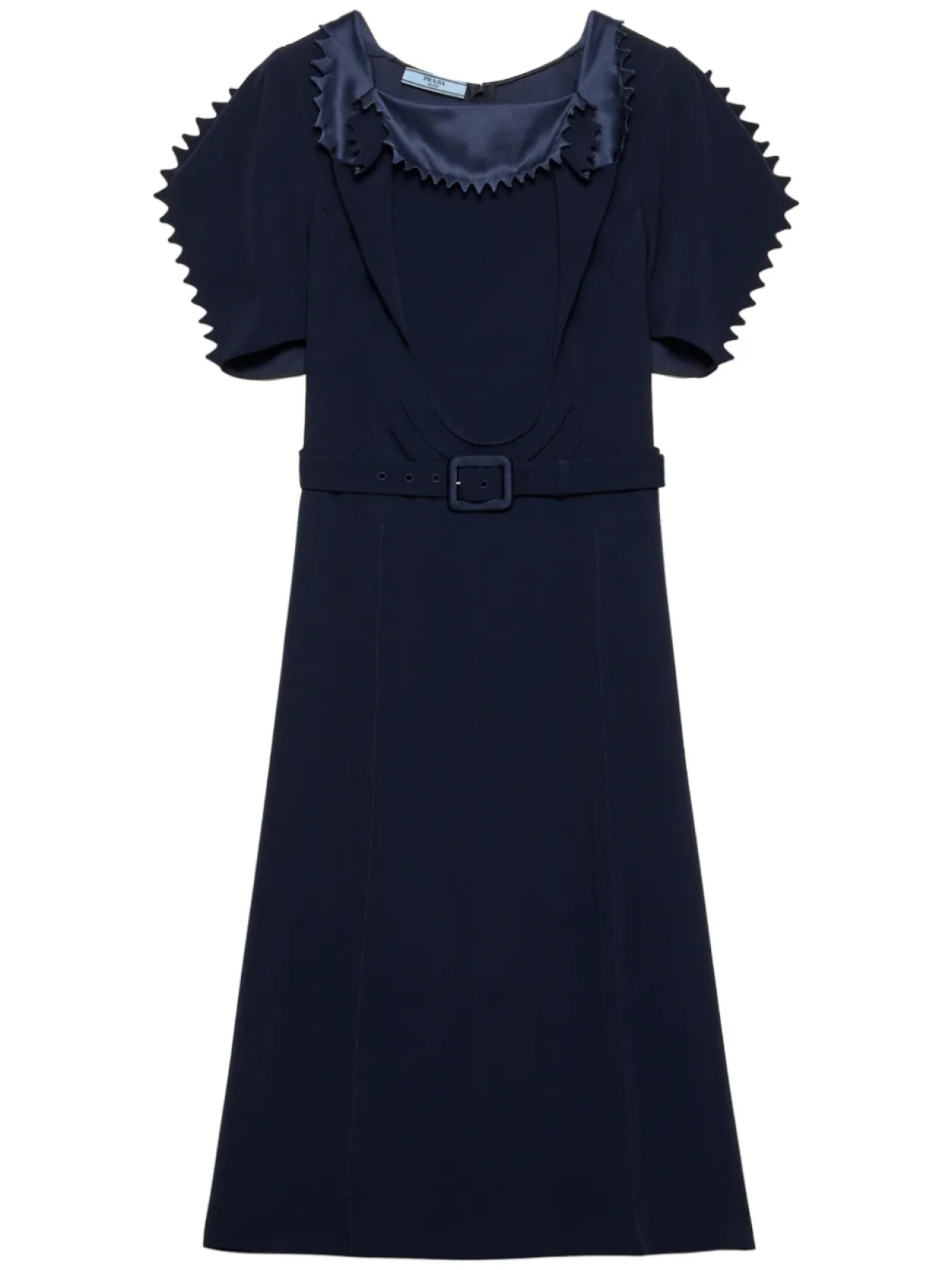 

Prada атласное платье, синий