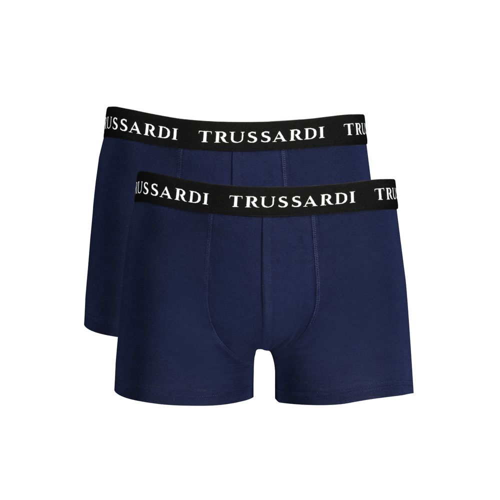 

Синее хлопковое нижнее белье Trussardi
