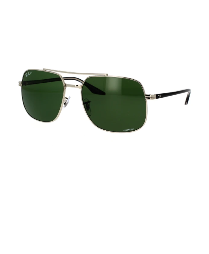 

Квадратные поляризованные солнцезащитные очки в металлическом корпусе Ray-Ban, серый