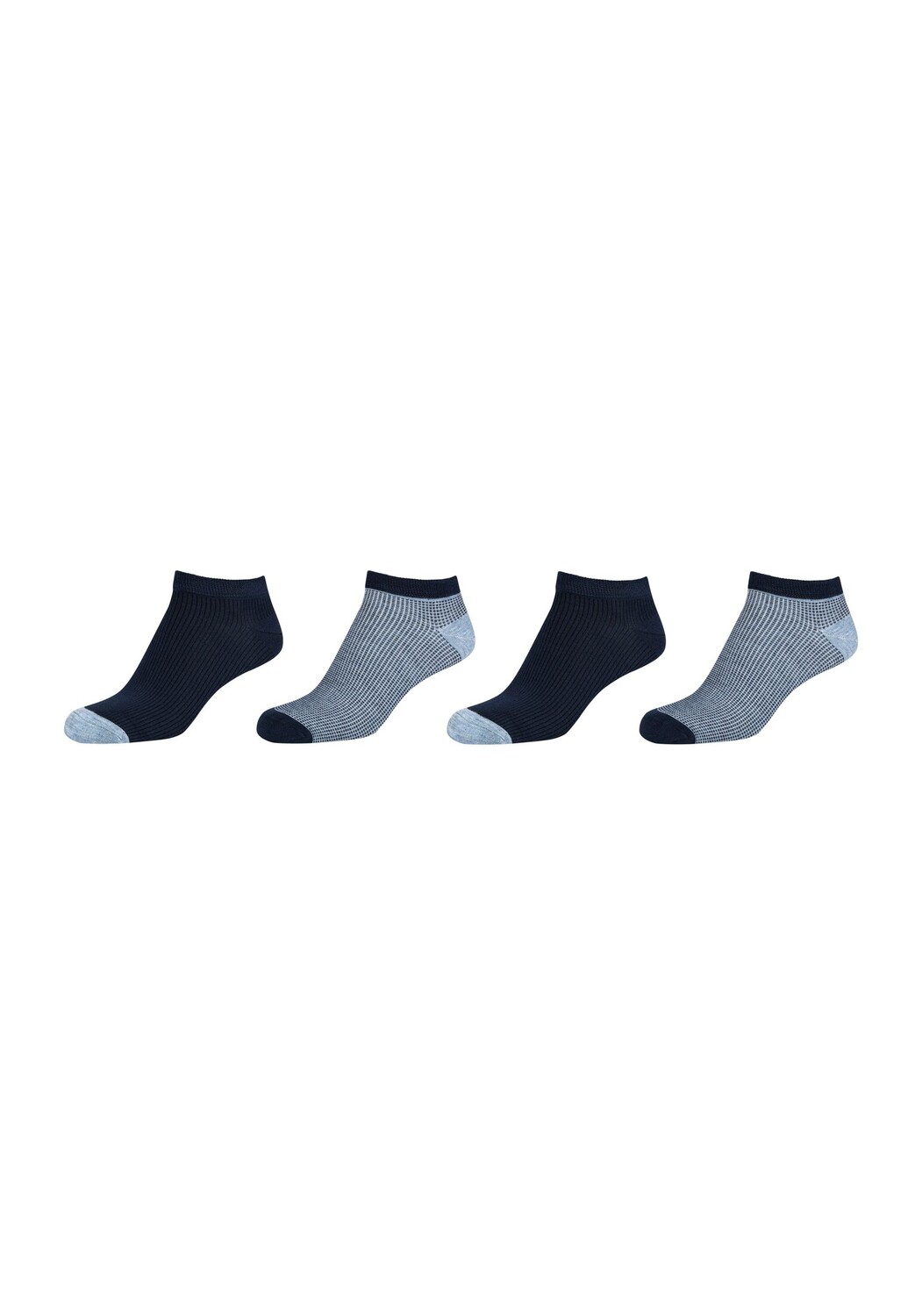 

Носки camano Sneaker 4 шт silky touch, цвет stone melange