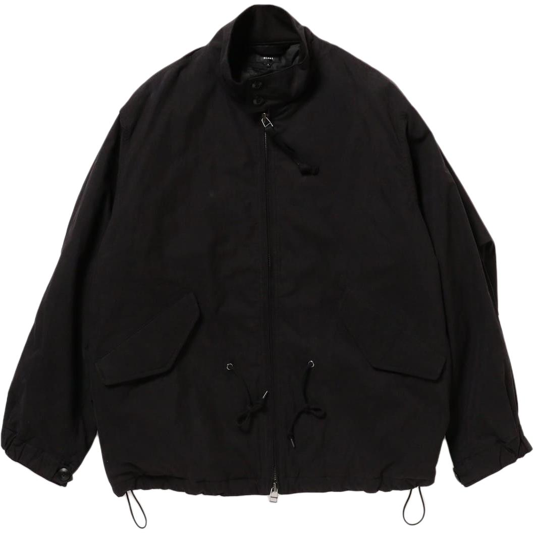 

Пуховик мужской с воротником стойкой умеренный Beams, черный