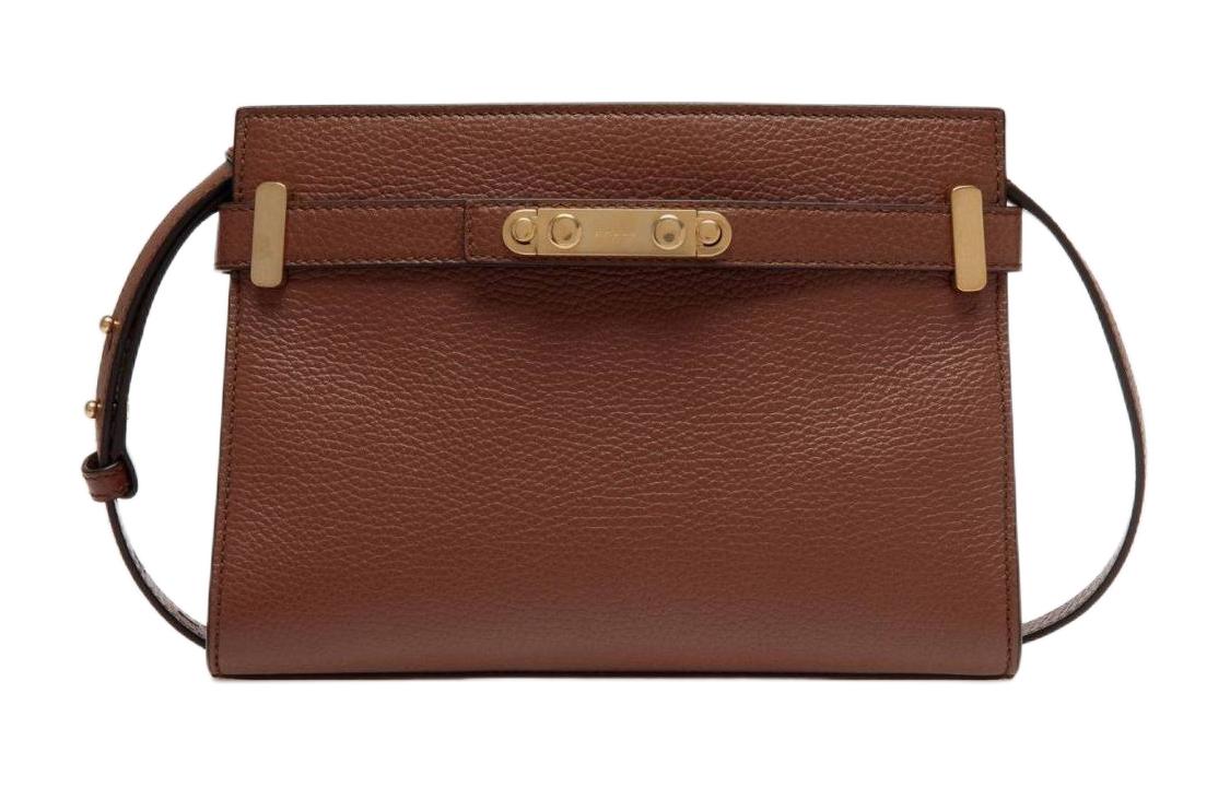 

Сумка через плечо из зернистой телячьей кожи BALLY, женская, коричневая