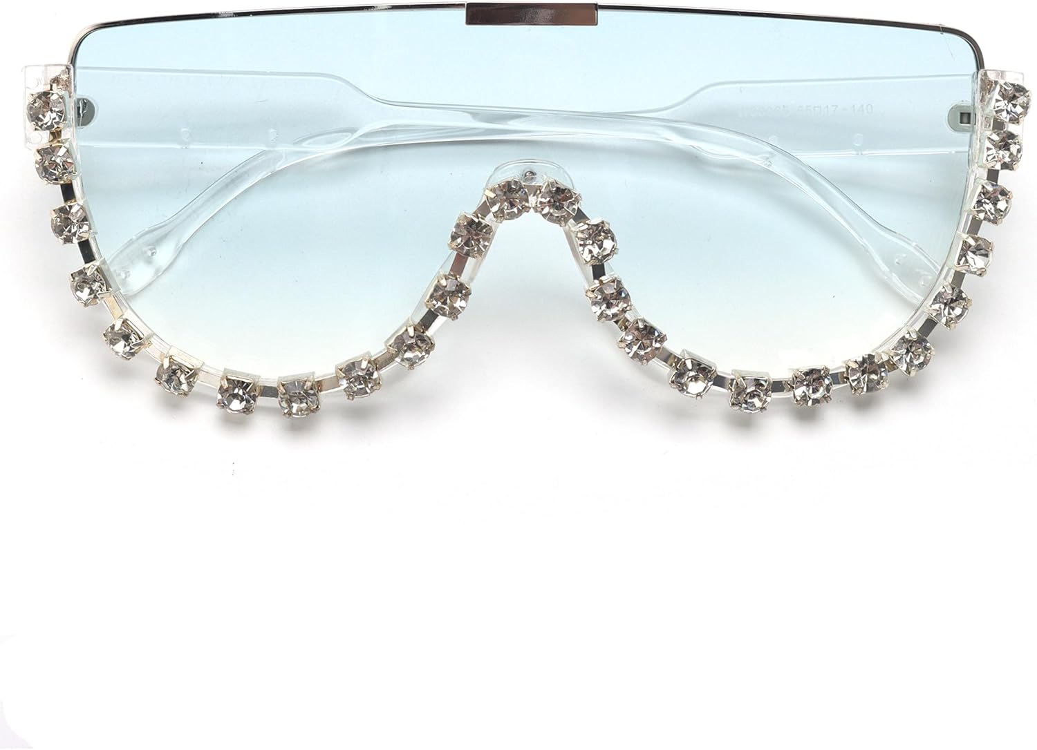 

Женские солнцезащитные очки bullabulling, увеличенного размера, цельная оправа, защита от УФ-излучения UV400, модные ретро-очки, защитные очки с обтекаемой формой, Diamond&blue