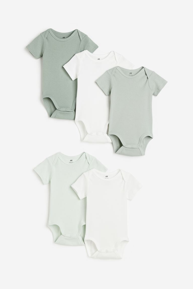 

Набор из 5 хлопковых боди H&M