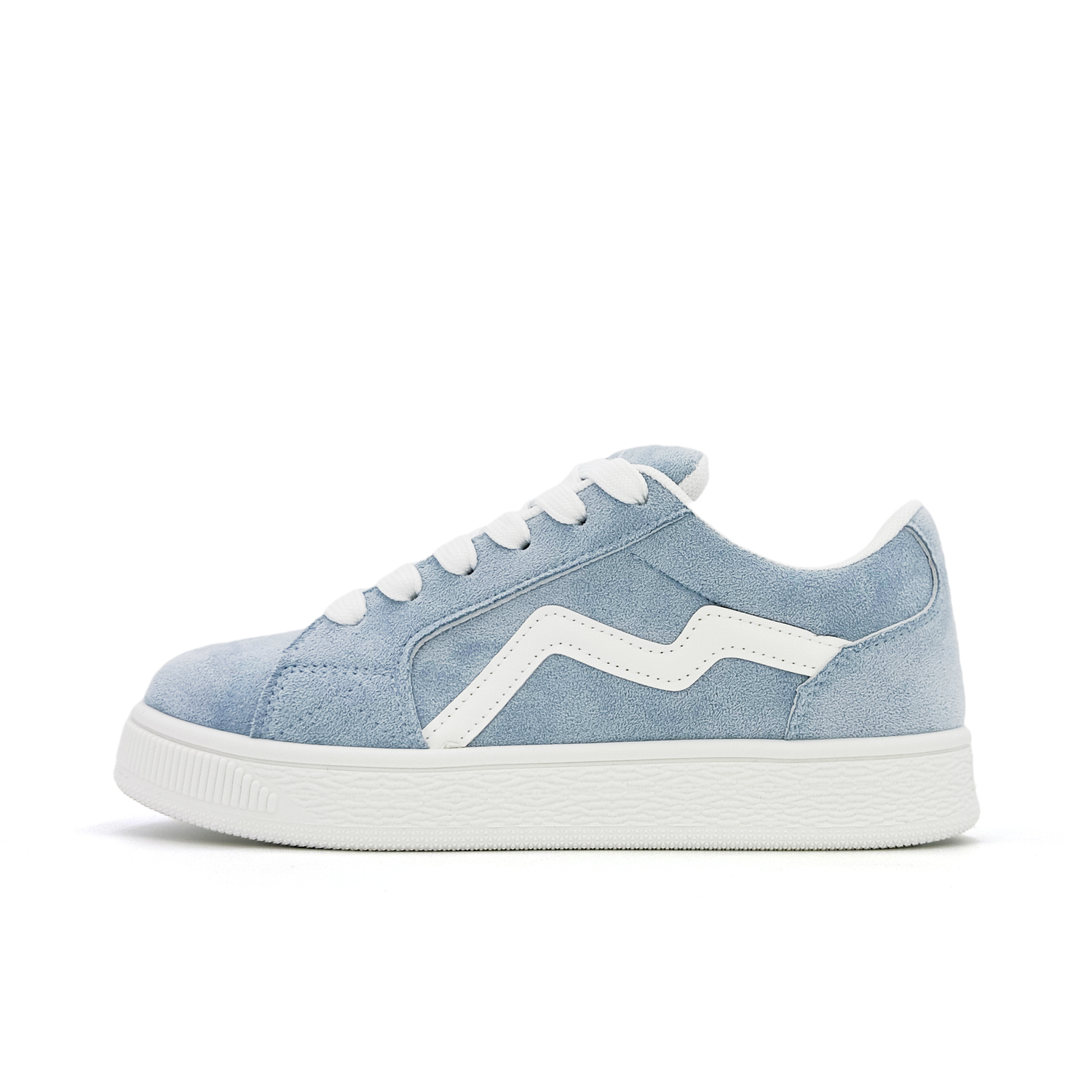 

Скользостойкие износостойкие низкие скейтерские кеды унисекс AQIUSHENG, светло-Moon синий