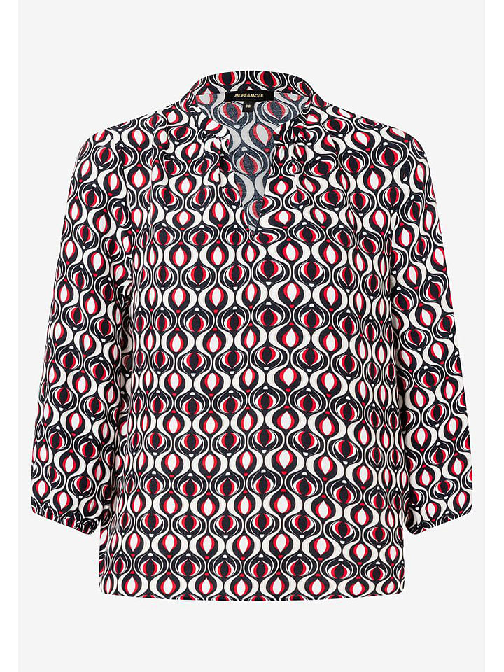 

More & More Блузка красного/темно-синего/белого цвета