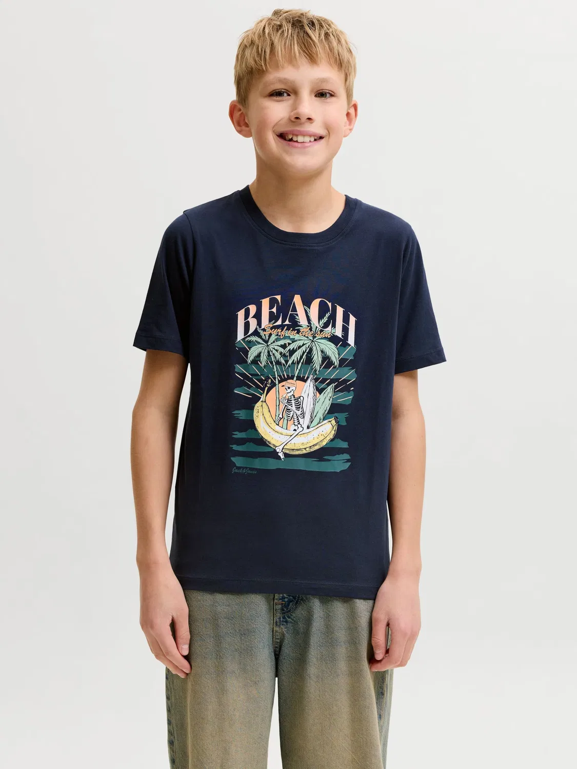 Футболка Jack & Jones Junior, Night Blue — фото 3