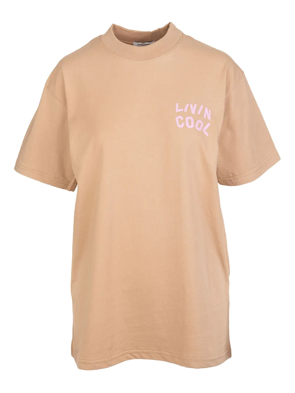 

Хлопковая футболка с принтом логотипа Livincool, нейтральный