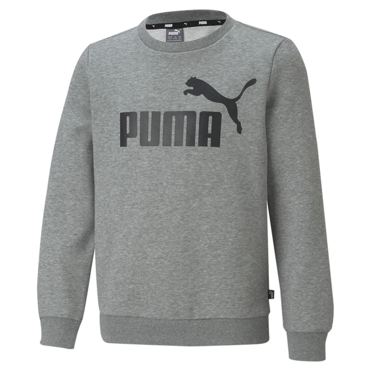 

Толстовка PUMA "Толстовка Essentials с большим логотипом для мальчиков", серый