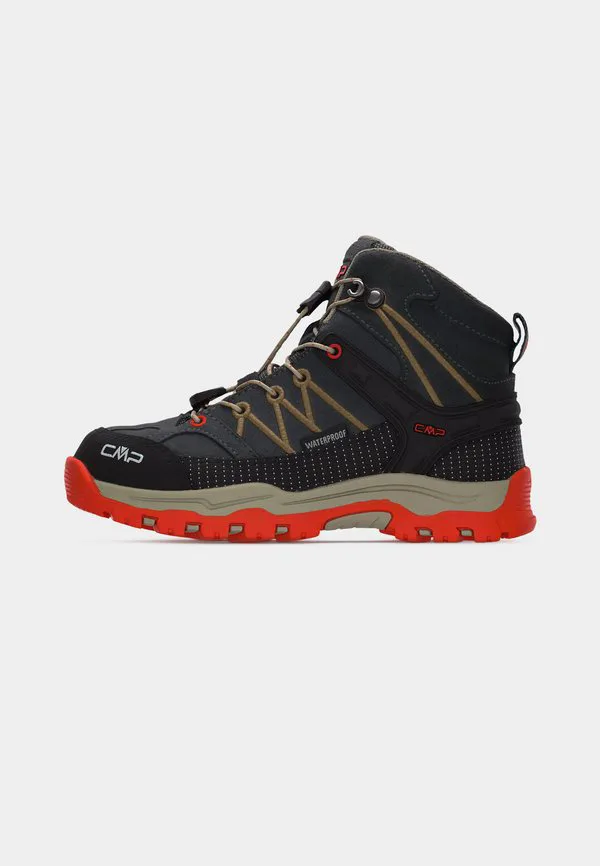 Детские походные ботинки rigel mid wp унисекс Cmp, Grey/Orange — фото 2
