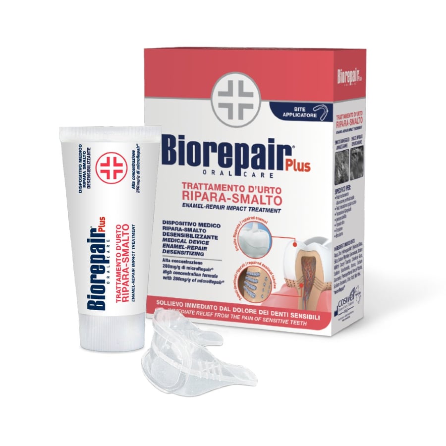 

Средство для восстановления эмали Biorepair при гиперчувствительности зубов с использованием шины объемом 50 мл