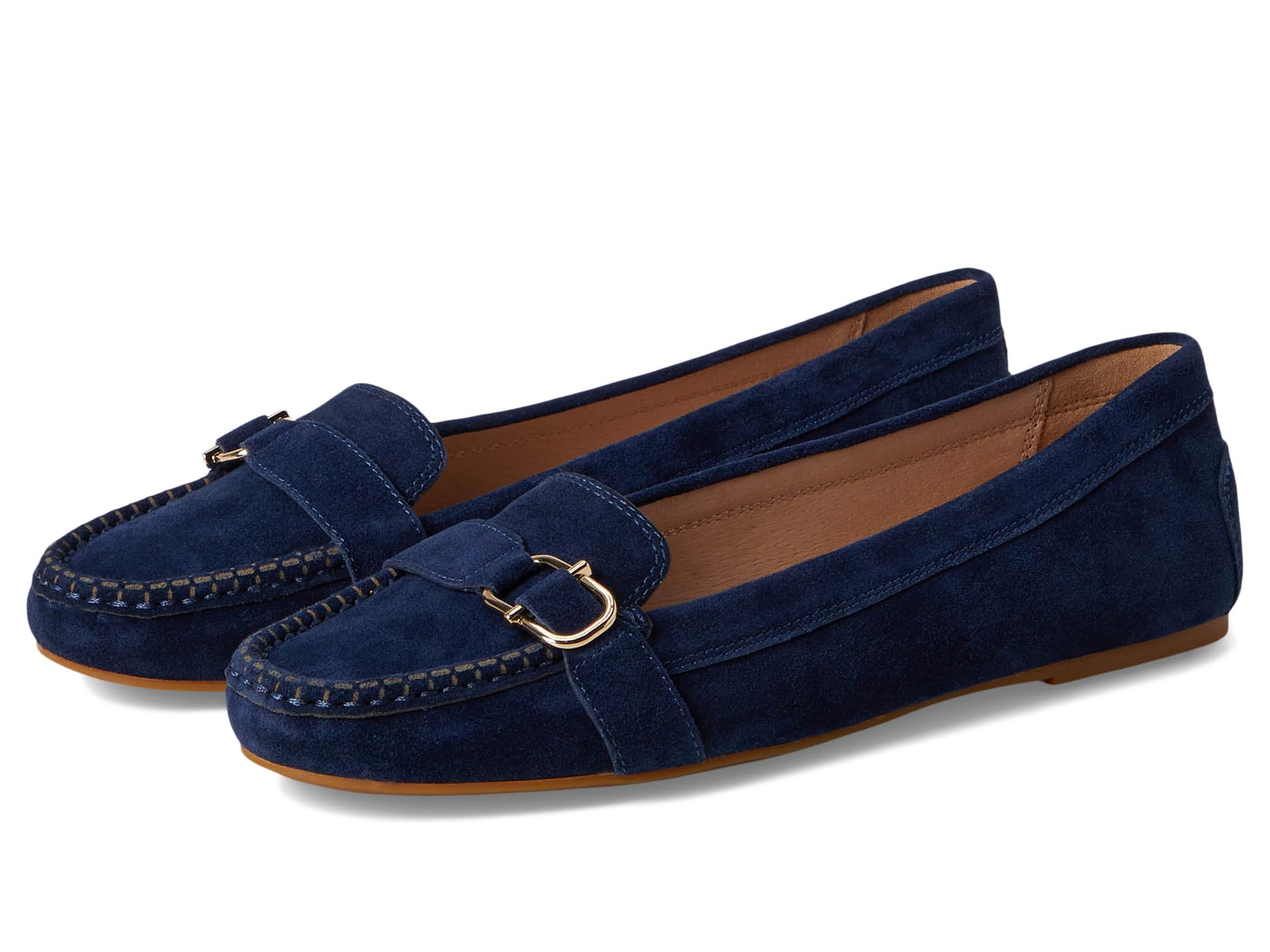 Балетки Jack Rogers Hanover Hardware Moccassin - Suede, Midnight