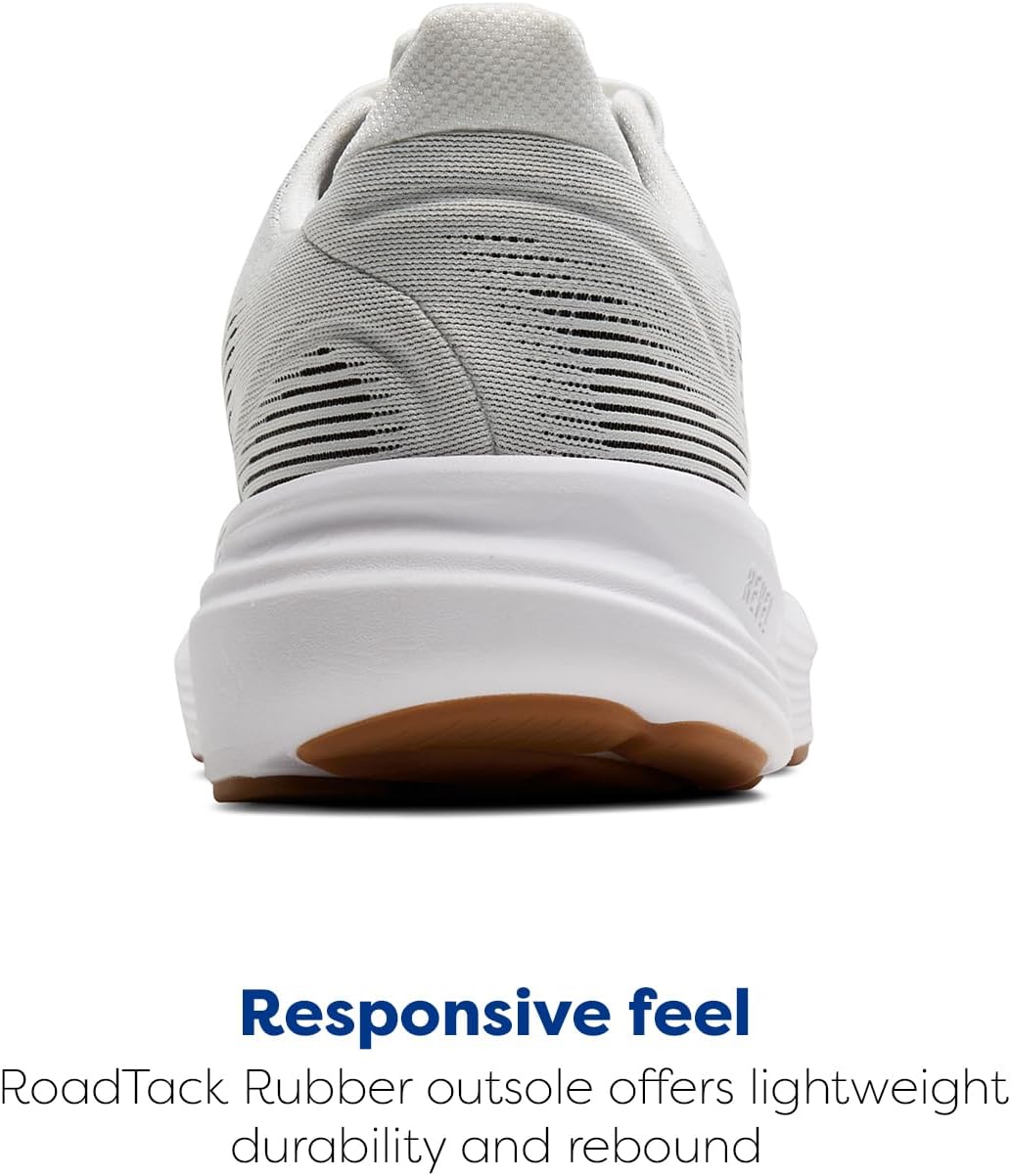 Мужские кроссовки Brooks Revel 8 для бега и ходьбы с нейтральной поддержкой, белый/черный — фото 3