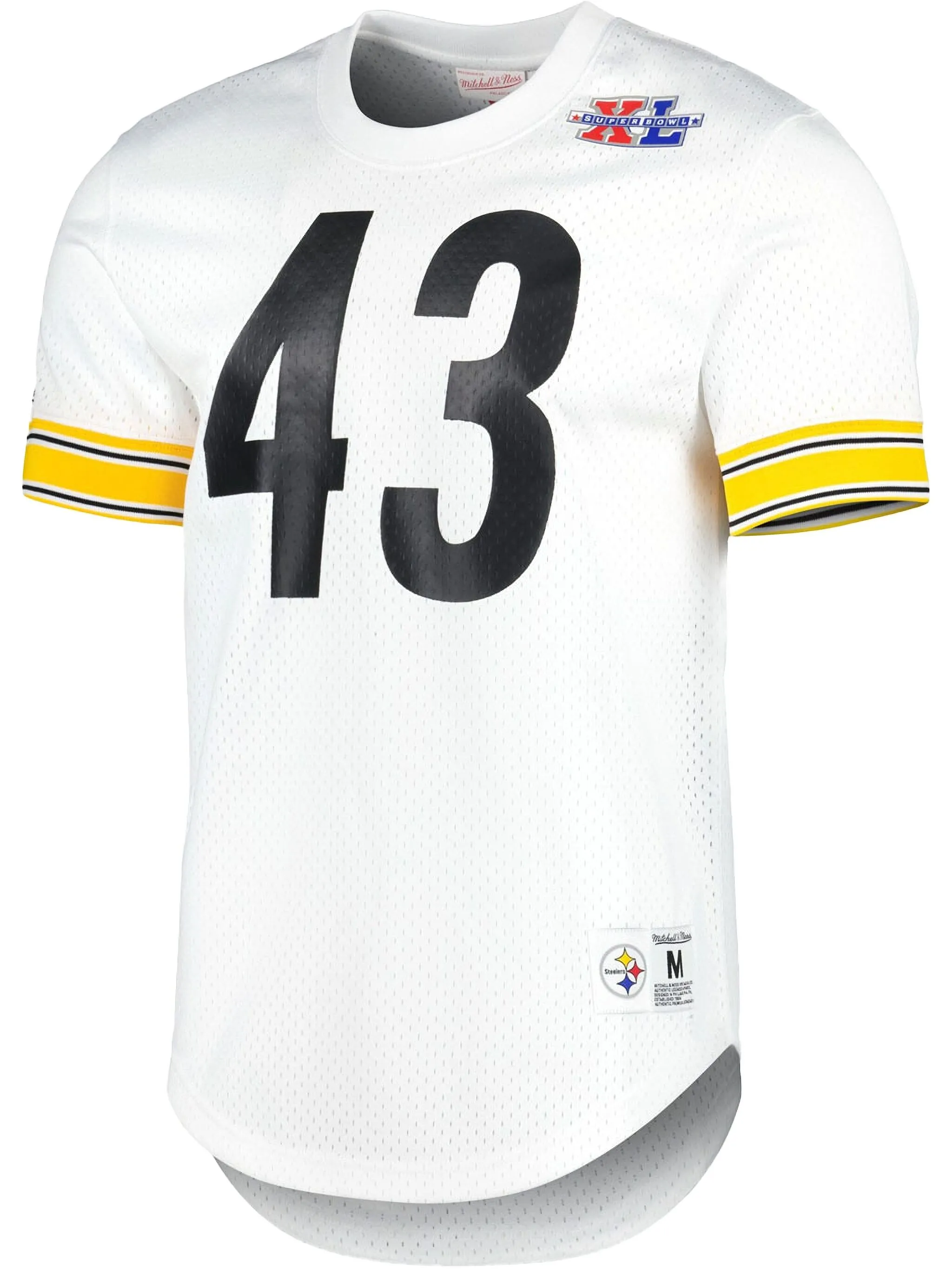 

Топ 2005 Troy Polamalu Pittsburgh Steelers Mitchell & Ness, белый