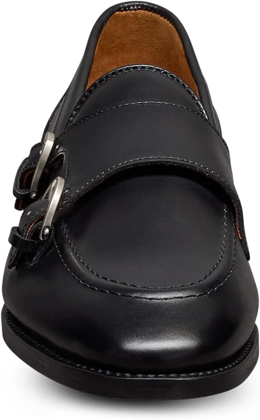 Мужские туфли лоферы Allen Edmonds Randolph с отделкой под пенни, черный — фото 2