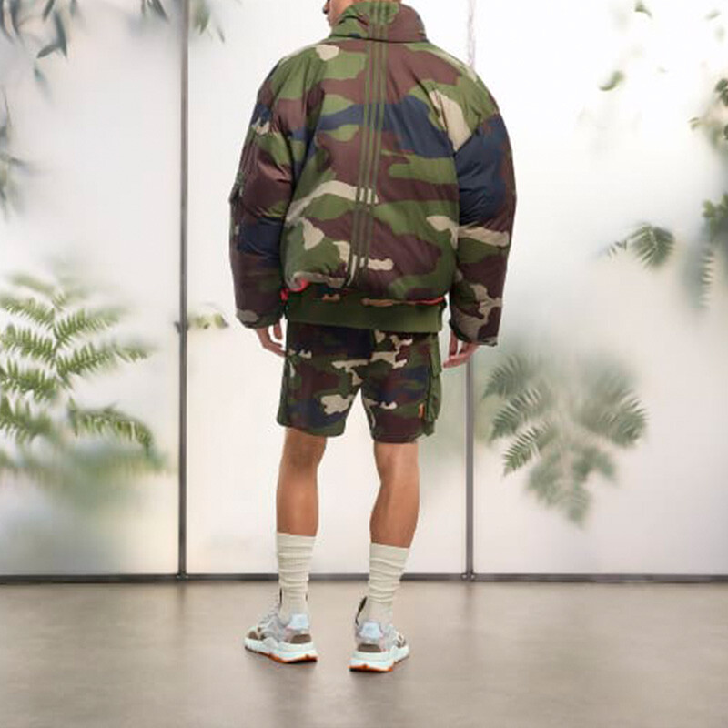 Пуховик Adidas x Ivy Park, зеленый — фото 3