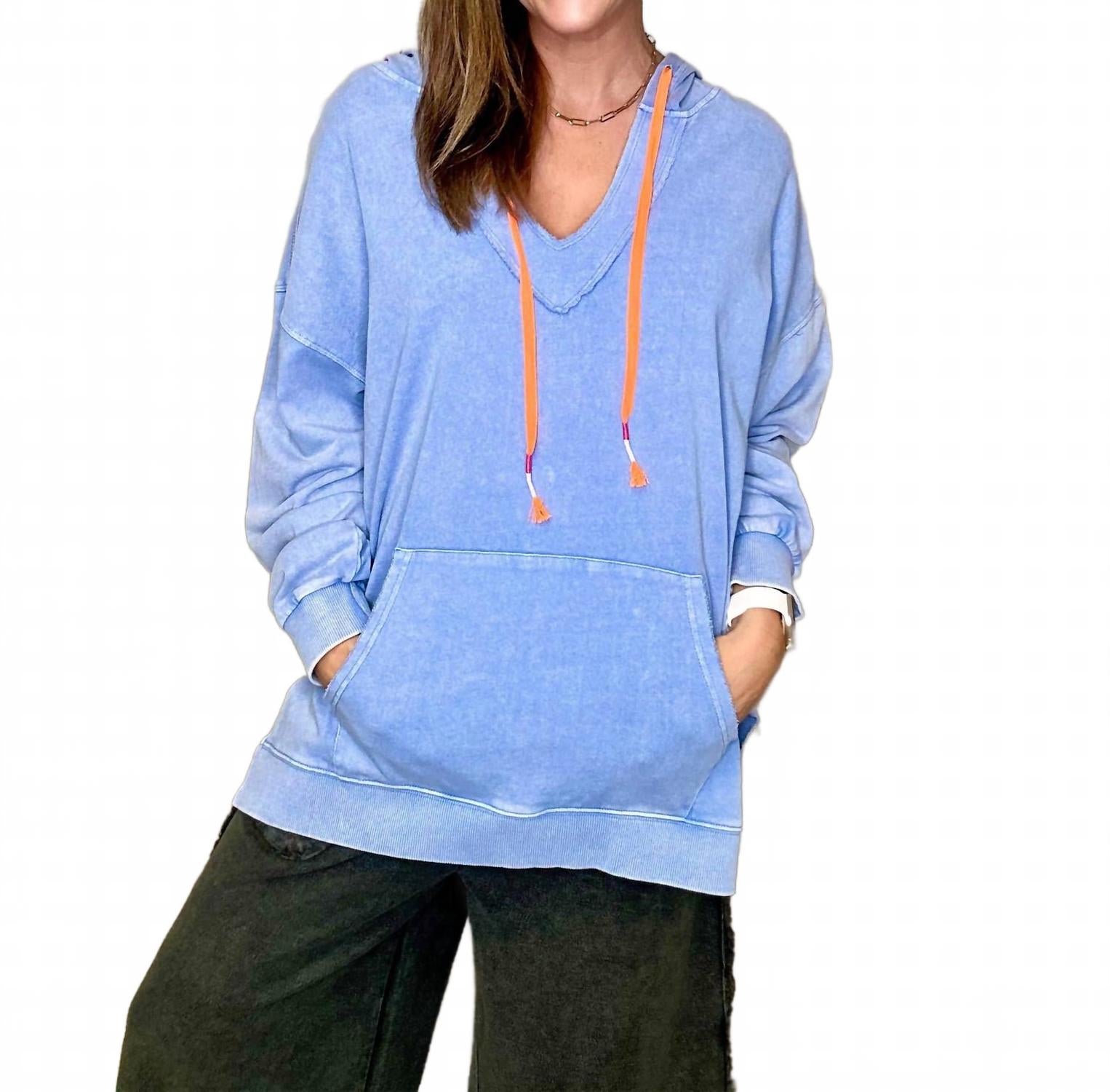 

Easel Худи Oakridge Terry Pullover синего цвета