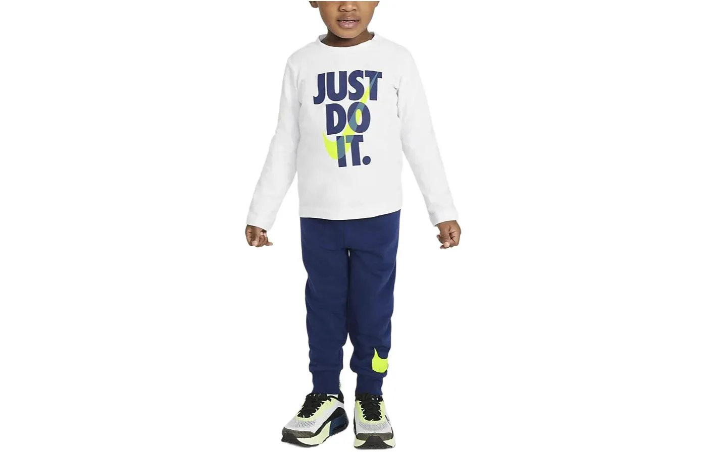Повседневная спортивная одежда Just Do It для малышей Nike, White+Blue