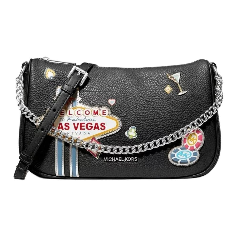 

MICHAEL KORS Сумка Carmela PU на одно плечо средняя женская черная