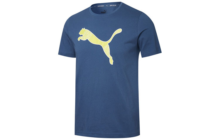 

EVOKNIT Футболка мужская темно-синяя джинсовая Puma, темно-синий