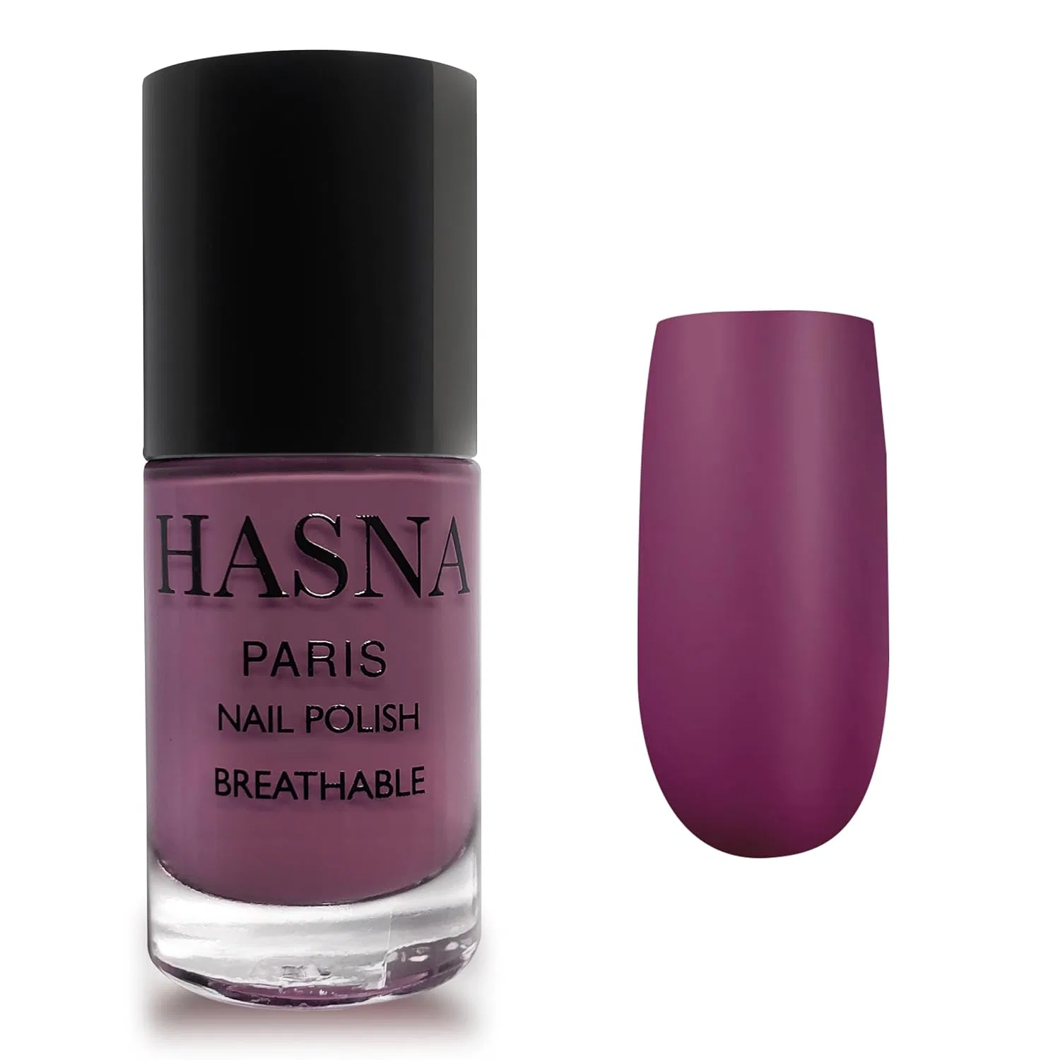 Дышащий лак для ногтей Hasna Paris светло-розовый халяль Hasna Cosmetics, Lightpink — фото 4