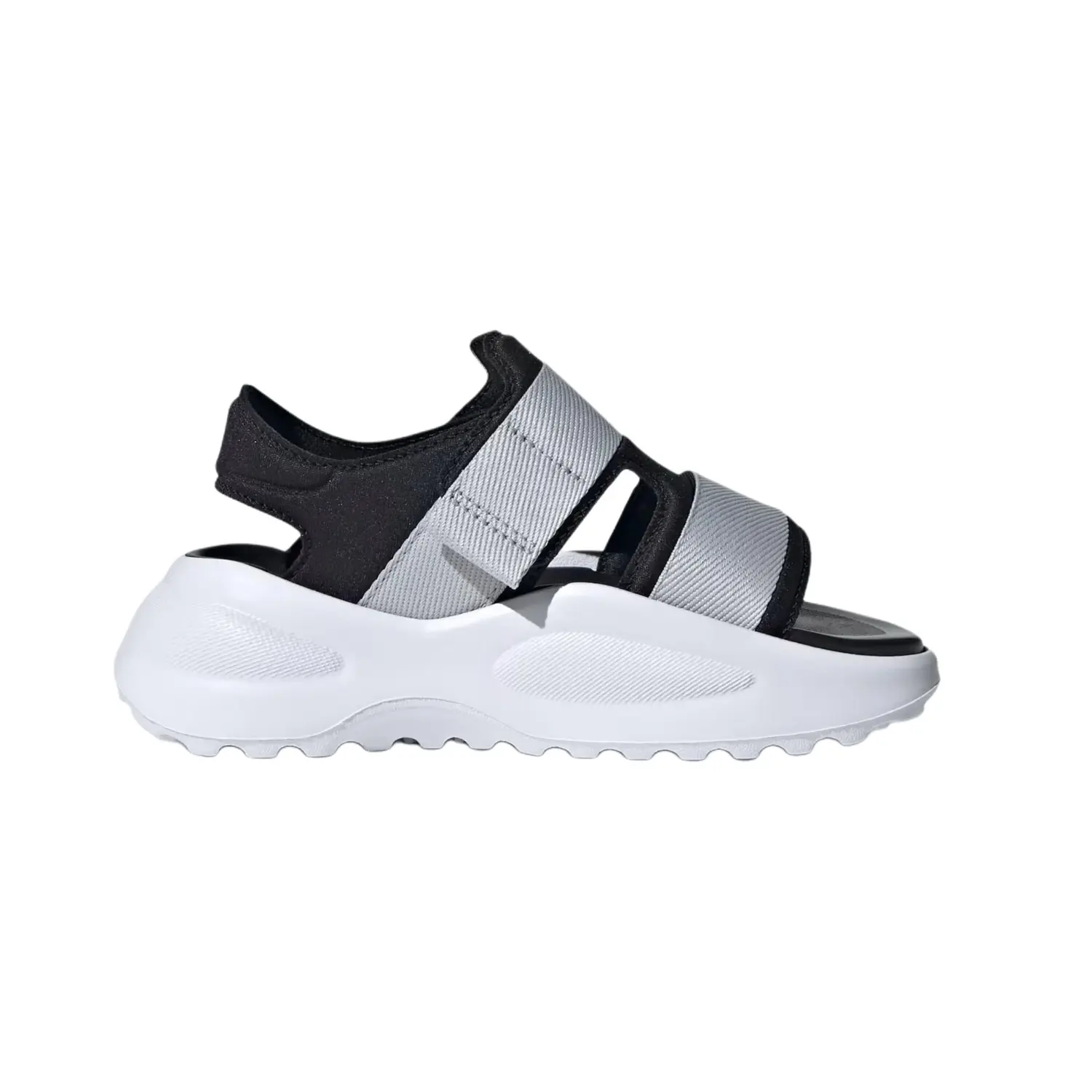 Сандалии детские Mehana PS темно-серые Adidas, черный/серый — фото 2