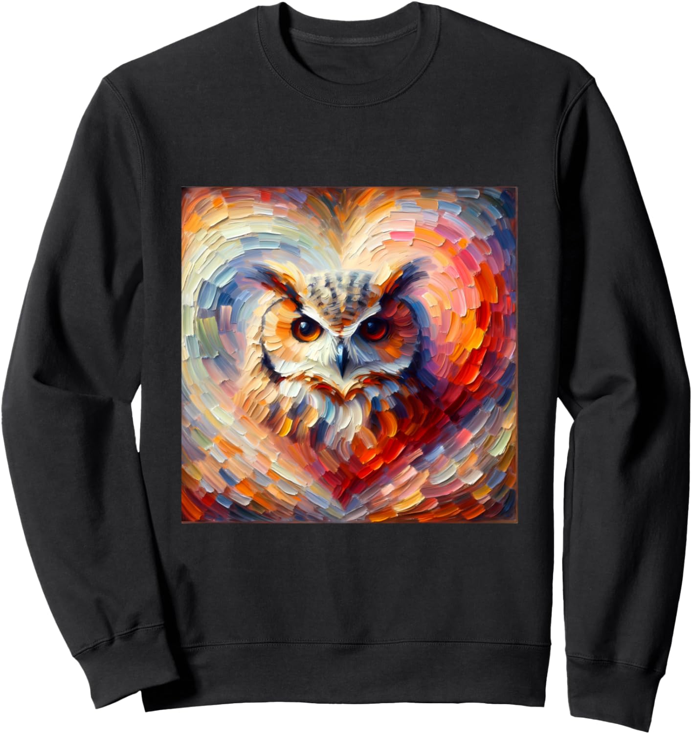 

Толстовка древнегреческая сова, яркая птица, гик, бохо, природа Owl Gifts And Shirts, черный