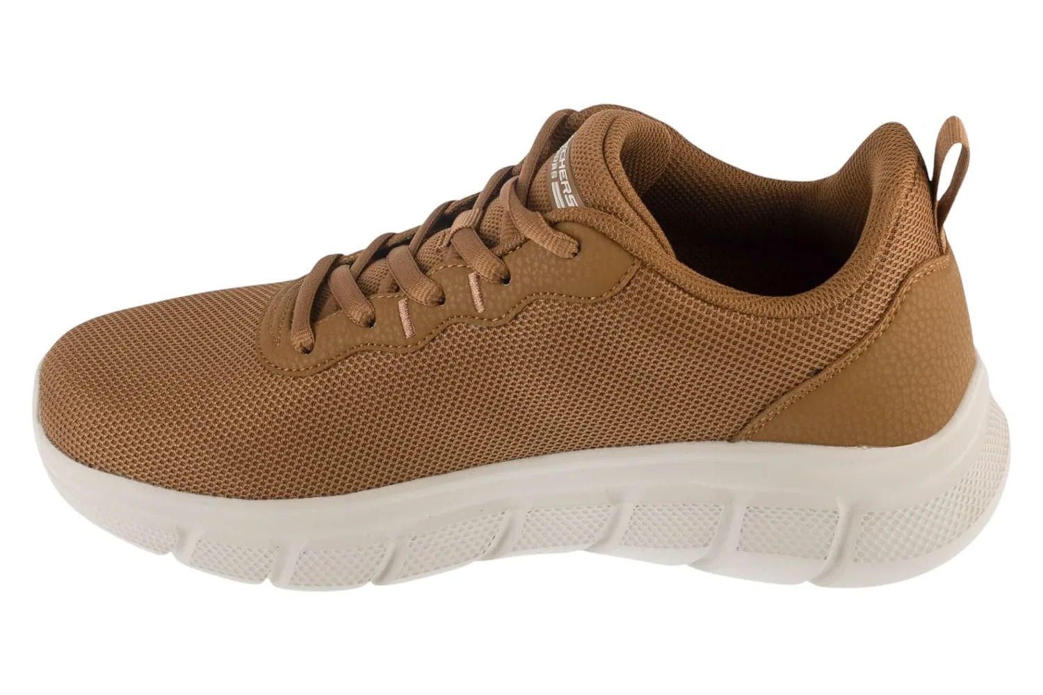 Кроссовки низкие, текстильные, Skechers, коричневый — фото 2