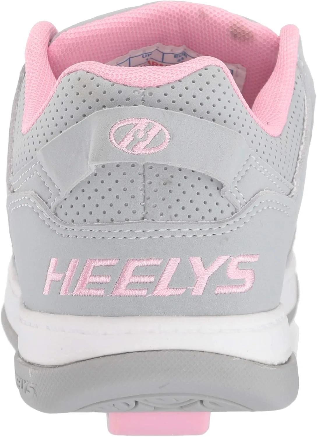 Кроссовки роликовые Heelys Voyager для девочек, серый/светло-розовый — фото 3