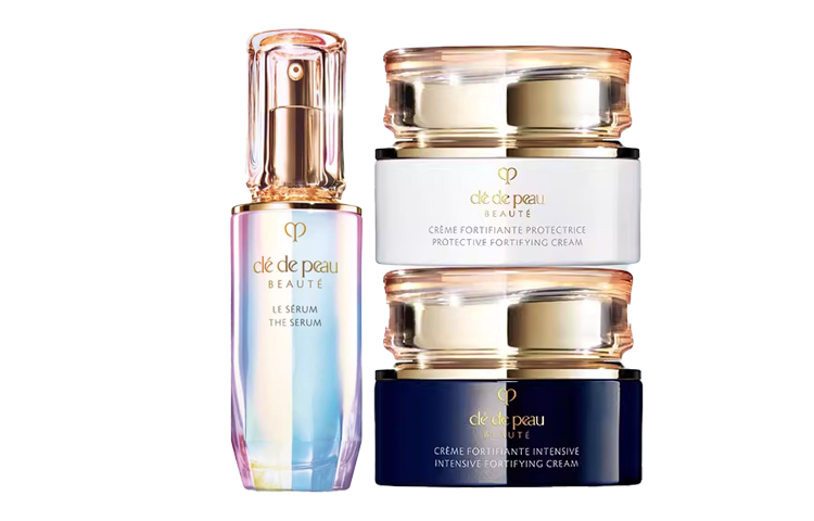 Набор для ухода за кожей Clé De Peau Beauté: сыворотка, 50 мл + дневной крем, 50 мл + ночной крем, 50 мл — фото 2