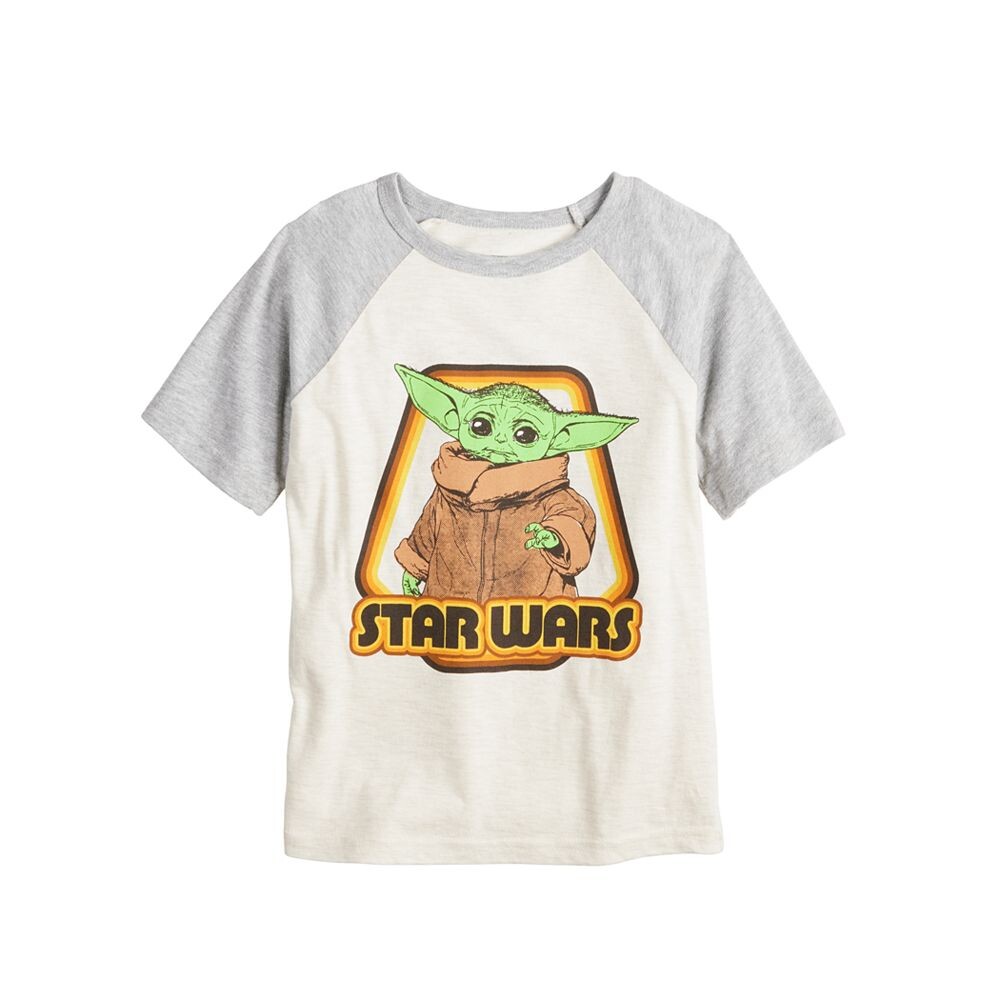 

Футболка Jumping Beans с короткими рукавами и рисунком Звездных войн для мальчиков 4–12 лет, цвет Oatmeal