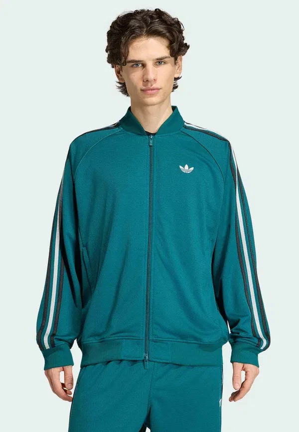 Тренировочная куртка Adidas Originals, насыщенный зелёный