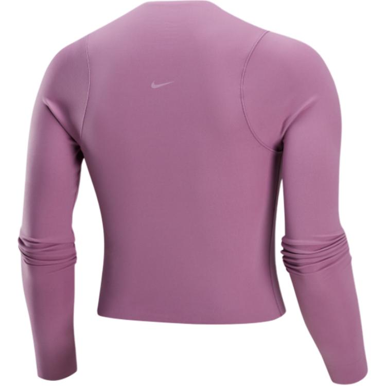 ZenvyDri Fit Футболка Женская Серо-Фиолетовая Красно-Белая Nike — фото 3
