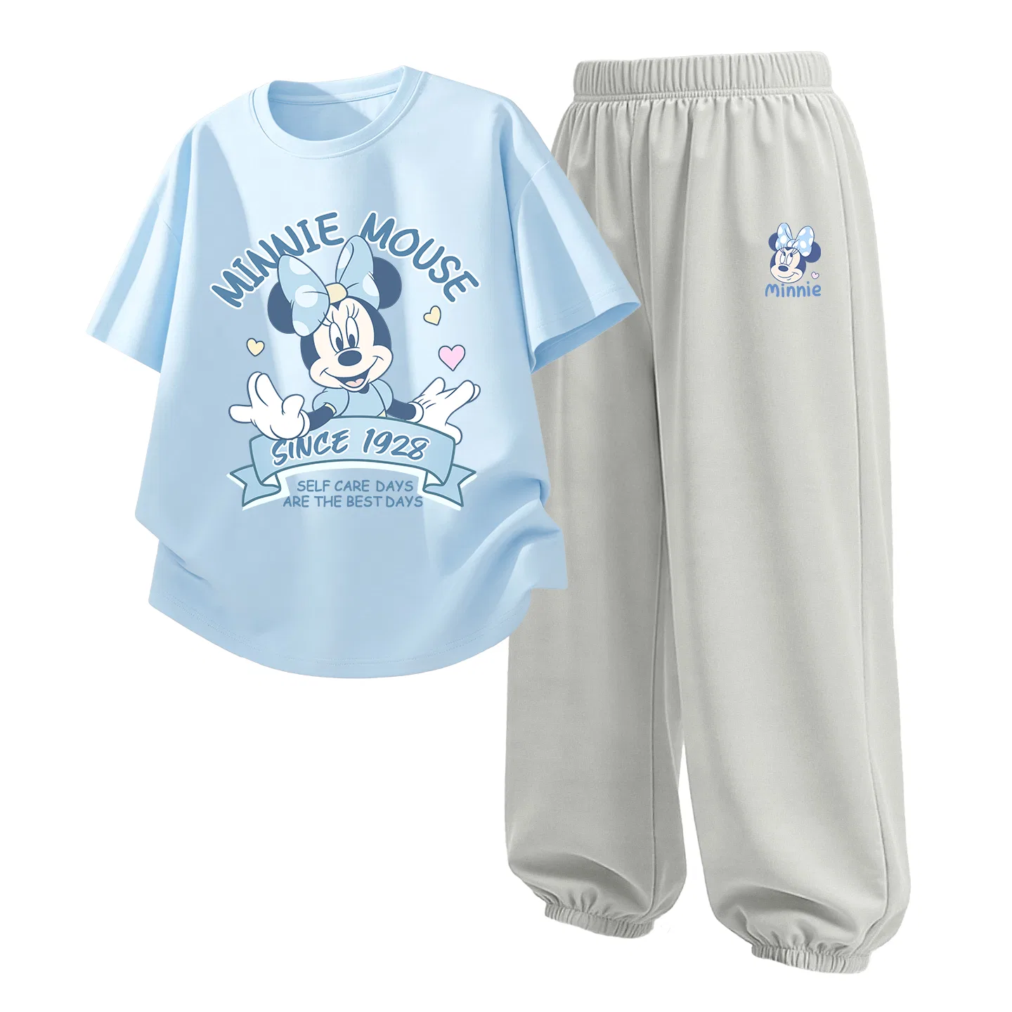 Детский спортивный костюм Casual Sportswear 2 Piece Set Disney, DiL Charming Nini K Sky Blue+DiL Charming Nini K Glacier Gray — фото 4